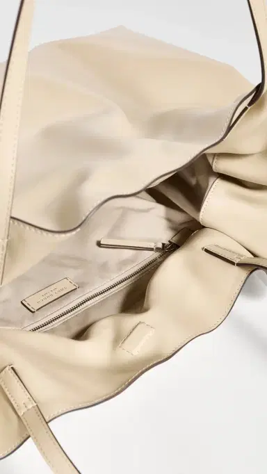 Tory Burch Ella Drawstring Tote Light Stone One Size | Thumbnail 6 Tory Burch Ella Drawstring Tote Light Stone One Size | Thumbnail 6