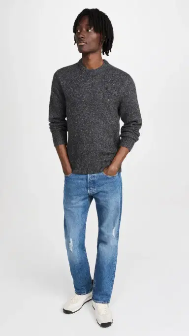 Alex Mill Jordan Sweater Charcoal | Thumbnail 5 Alex Mill Jordan Sweater Charcoal | Thumbnail 5