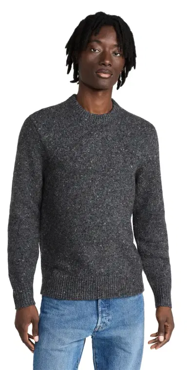 Alex Mill Jordan Sweater Charcoal | Thumbnail 1 Alex Mill Jordan Sweater Charcoal | Thumbnail 1