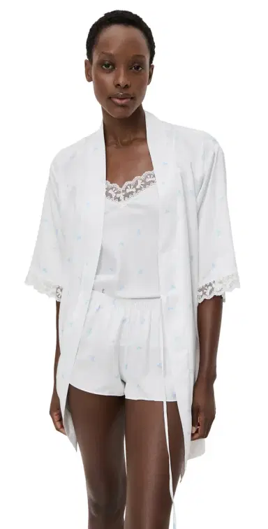 Flora Nikrooz Sabrina 3 Piece Pajama Set Ivory S | Thumbnail 1 Flora Nikrooz Sabrina 3 Piece Pajama Set Ivory S | Thumbnail 1