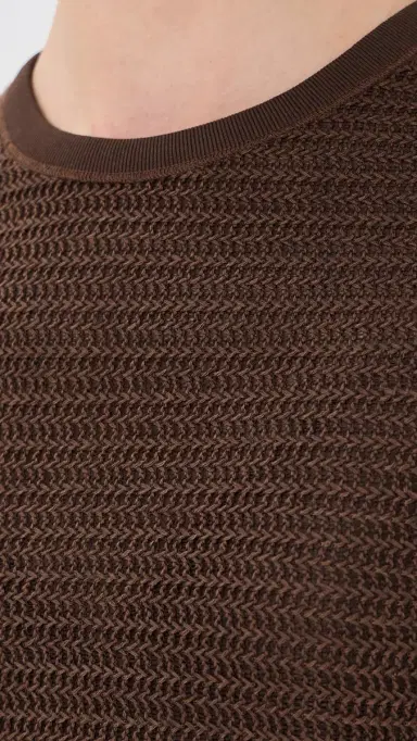 SIMKHAI Lidie hort leeve Top Chocolate | Thumbnail 6 SIMKHAI Lidie hort leeve Top Chocolate | Thumbnail 6