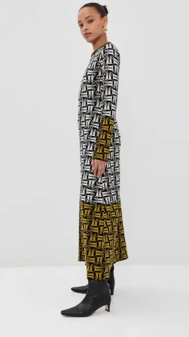 La DoubleJ Knit Swing Dress Ecru | Thumbnail 4 La DoubleJ Knit Swing Dress Ecru | Thumbnail 4