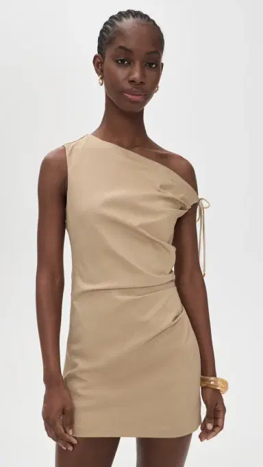 Line & Dot elio Dress Tan | Thumbnail 2 Line & Dot elio Dress Tan | Thumbnail 2