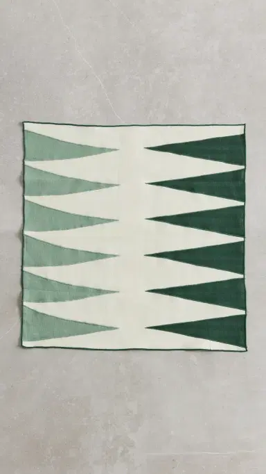 Misette Backgammon Linen Napkins 4 Pack | Thumbnail 4 Misette Backgammon Linen Napkins 4 Pack | Thumbnail 4