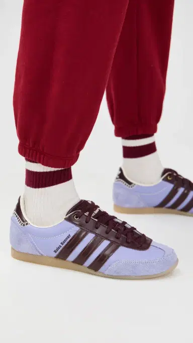 Adidas x Wales Bonner Japan Sneakers Cream Wh/Lt Purple/Night Red M 10/ W 11 | Thumbnail 3 Adidas x Wales Bonner Japan Sneakers Cream Wh/Lt Purple/Night Red M 10/ W 11 | Thumbnail 3