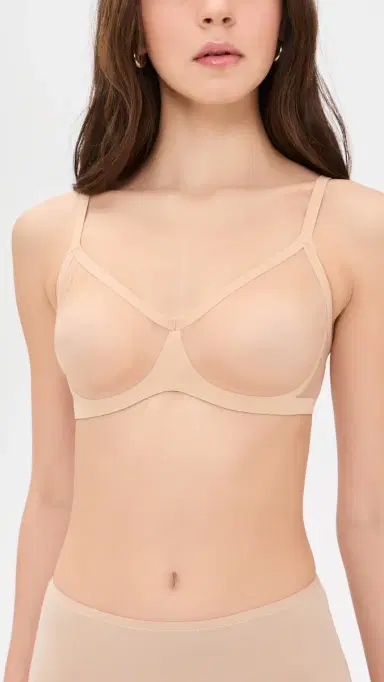 Commando Chic Mesh Bralette Beige | Thumbnail 2 Commando Chic Mesh Bralette Beige | Thumbnail 2