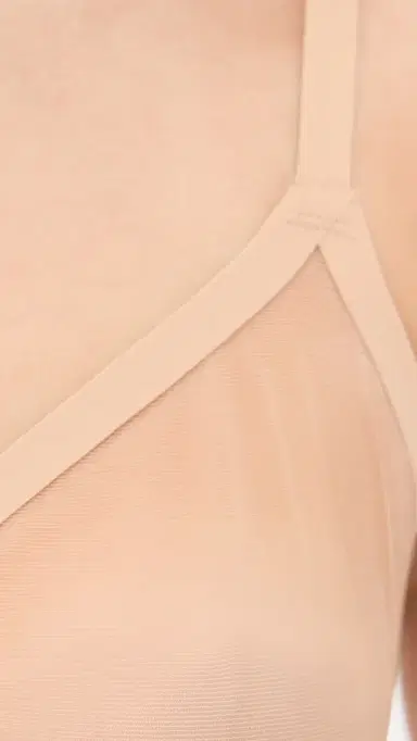 Commando Chic Mesh Bralette Beige | Thumbnail 5 Commando Chic Mesh Bralette Beige | Thumbnail 5