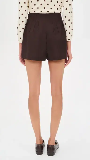 Staud Magpie Shorts Earth 8 | Thumbnail 3 Staud Magpie Shorts Earth 8 | Thumbnail 3