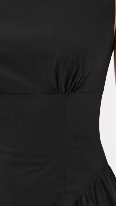 Staud Gwen Midi Dress Black | Thumbnail 6 Staud Gwen Midi Dress Black | Thumbnail 6