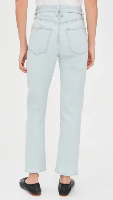 Good American Good Icon Straight Ankle Jeans Indigo114 | Thumbnail 3 Good American Good Icon Straight Ankle Jeans Indigo114 | Thumbnail 3