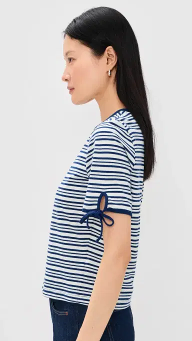 BAUM UND PFERDGARTEN Janet Striped Tee Derby Blue Stripe | Thumbnail 4 BAUM UND PFERDGARTEN Janet Striped Tee Derby Blue Stripe | Thumbnail 4