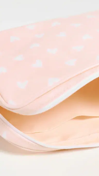 Weezie Large Toiletry Bag Pink Hearts One Size | Thumbnail 6 Weezie Large Toiletry Bag Pink Hearts One Size | Thumbnail 6