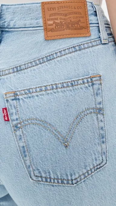 Levi's Ribcage Wide Leg Jeans Of Course Stone 30 | Thumbnail 6 Levi's Ribcage Wide Leg Jeans Of Course Stone 30 | Thumbnail 6