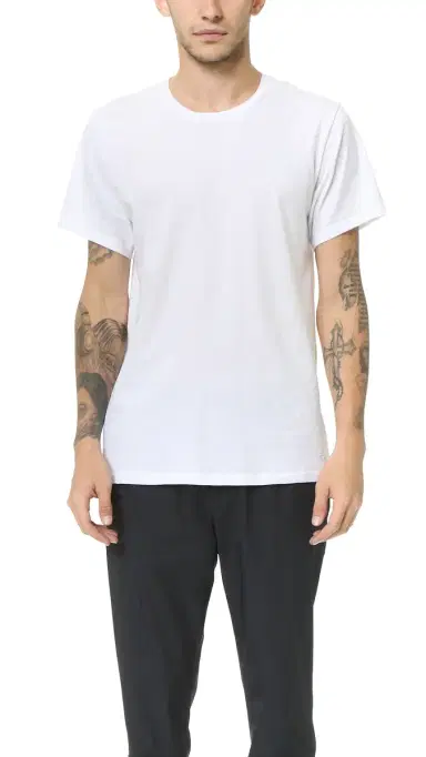 Calvin Klein Underwear Cotton Stretch Classic Fit Crew Neck T-Shirt 3 Pack White | Thumbnail 2 Calvin Klein Underwear Cotton Stretch Classic Fit Crew Neck T-Shirt 3 Pack White | Thumbnail 2