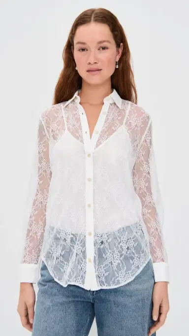 APIECE APART Alva Button Up Cream 6 | Thumbnail 2 APIECE APART Alva Button Up Cream 6 | Thumbnail 2