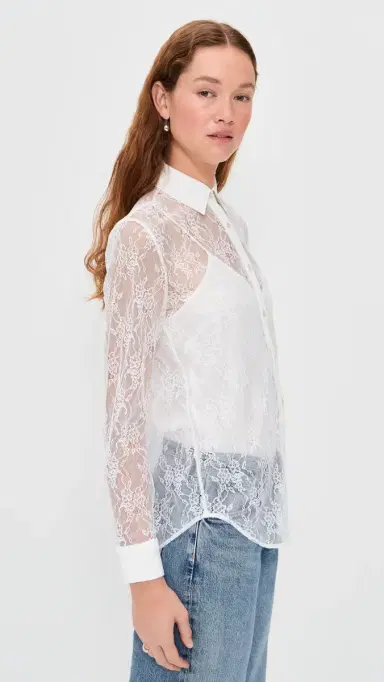 APIECE APART Alva Button Up Cream 6 | Thumbnail 4 APIECE APART Alva Button Up Cream 6 | Thumbnail 4