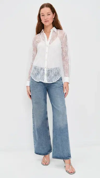 APIECE APART Alva Button Up Cream 6 | Thumbnail 5 APIECE APART Alva Button Up Cream 6 | Thumbnail 5