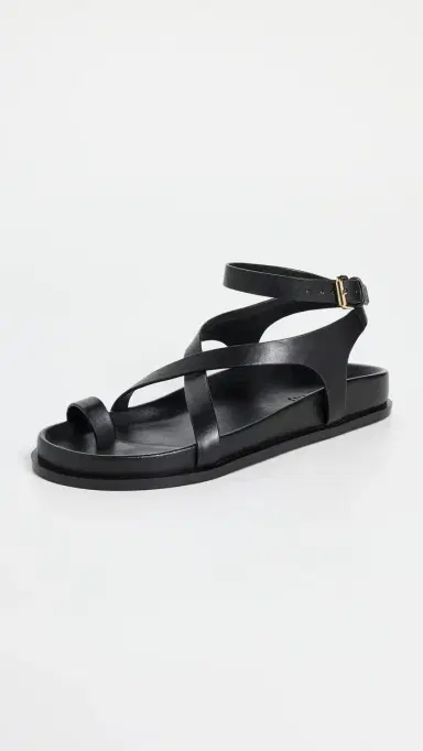 A Emery A. EMERY Jalen Slim Sandals Black 37 | Thumbnail 2 A Emery A. EMERY Jalen Slim Sandals Black 37 | Thumbnail 2