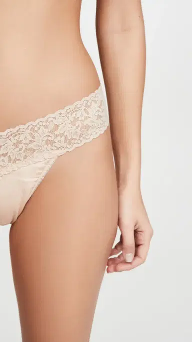 Hanky Panky Cotton with a Conscience Orig Rise Thong Chai One Size | Thumbnail 3 Hanky Panky Cotton with a Conscience Orig Rise Thong Chai One Size | Thumbnail 3