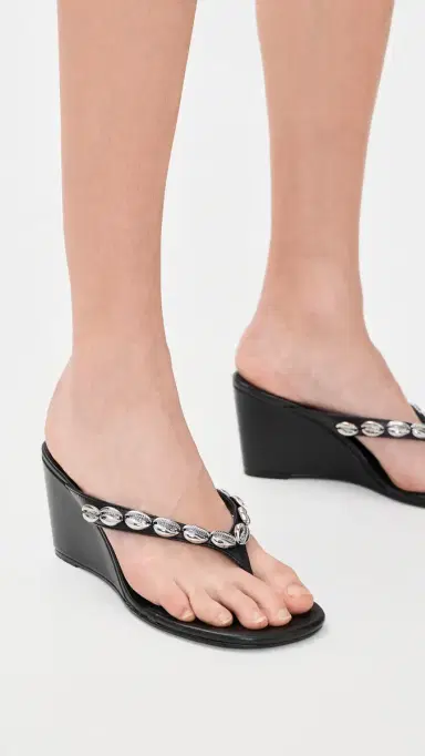 SIMONMILLER Soleil Wedges Black/Silver | Thumbnail 3 SIMONMILLER Soleil Wedges Black/Silver | Thumbnail 3