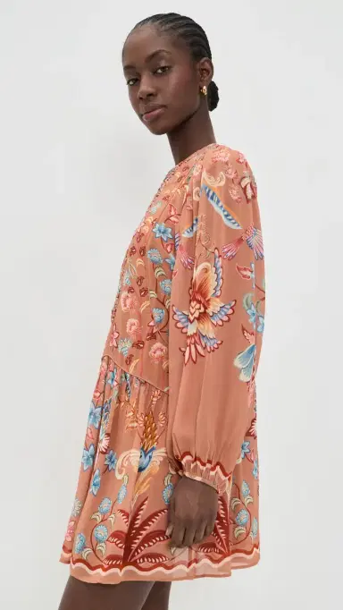 FARM Rio ocha Lace Dress Boho Enhance ocha | Thumbnail 4 FARM Rio ocha Lace Dress Boho Enhance ocha | Thumbnail 4