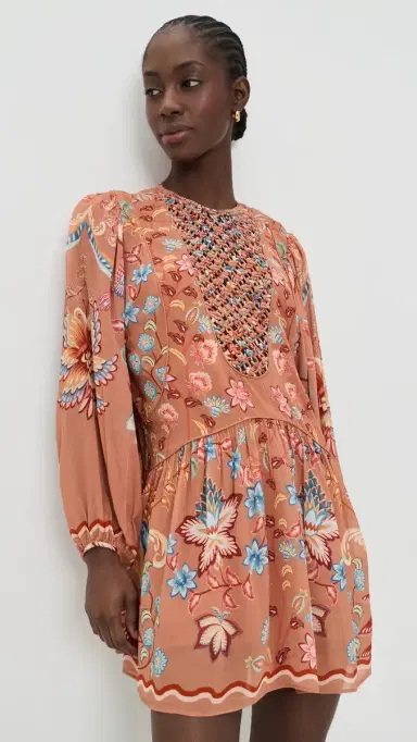 FARM Rio ocha Lace Dress Boho Enhance ocha | Thumbnail 5 FARM Rio ocha Lace Dress Boho Enhance ocha | Thumbnail 5