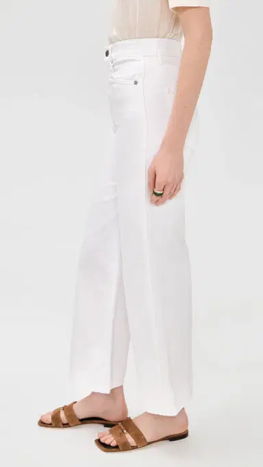 Veronica Beard Jean Taylor Cropped Jeans White 31 | Thumbnail 4 Veronica Beard Jean Taylor Cropped Jeans White 31 | Thumbnail 4