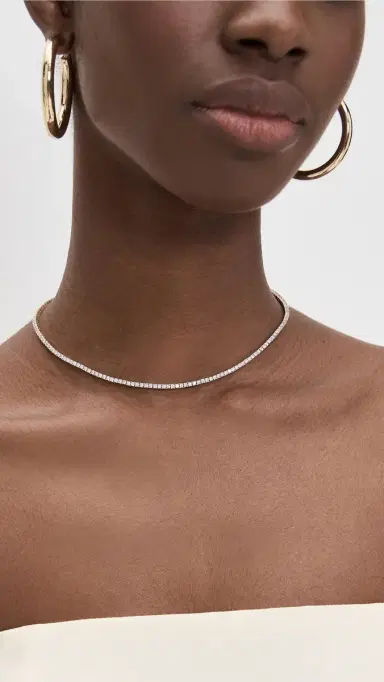 Alexa Leigh Everyday Tennis Necklace | Thumbnail 3 Alexa Leigh Everyday Tennis Necklace | Thumbnail 3