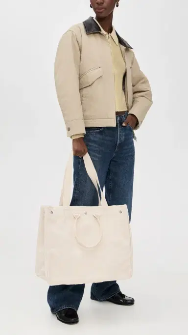 Alex Mill The Perfect Weekend Tote Natural One Size | Thumbnail 3 Alex Mill The Perfect Weekend Tote Natural One Size | Thumbnail 3