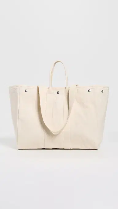 Alex Mill The Perfect Weekend Tote Natural One Size | Thumbnail 5 Alex Mill The Perfect Weekend Tote Natural One Size | Thumbnail 5
