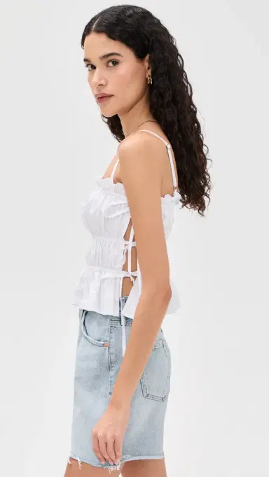 Prime of Lime Emma Top White | Thumbnail 4 Prime of Lime Emma Top White | Thumbnail 4