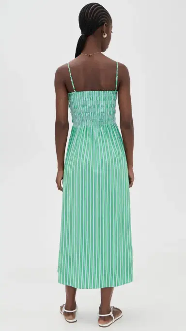 Pistola Bianca Dress Green Blue Stripe | Thumbnail 3 Pistola Bianca Dress Green Blue Stripe | Thumbnail 3