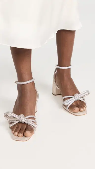 Loeffler Randall Mikel Leather Bow Mid-Heel Sandals Cappuccino 5 | Thumbnail 3 Loeffler Randall Mikel Leather Bow Mid-Heel Sandals Cappuccino 5 | Thumbnail 3