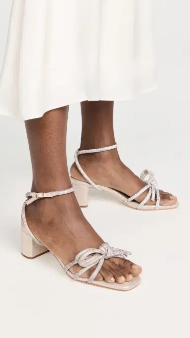 Loeffler Randall Mikel Leather Bow Mid-Heel Sandals Cappuccino 5 | Thumbnail 4 Loeffler Randall Mikel Leather Bow Mid-Heel Sandals Cappuccino 5 | Thumbnail 4