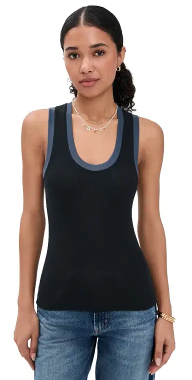 Free People Longer Days Tank Black | Thumbnail 1 Free People Longer Days Tank Black | Thumbnail 1