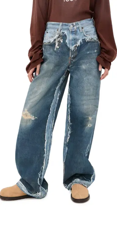 Acne Studios 1981 Denim Trousers Mid Blue | Thumbnail 1 Acne Studios 1981 Denim Trousers Mid Blue | Thumbnail 1