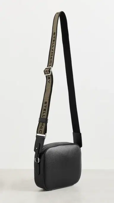 Stella McCartney Faux Leather Logo Camera Bag Black One Size | Thumbnail 4 Stella McCartney Faux Leather Logo Camera Bag Black One Size | Thumbnail 4