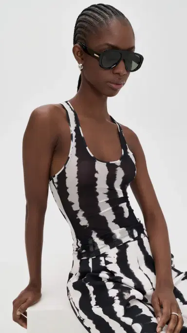 Aknvas Loni Tie Dye Mesh Tank | Thumbnail 2 Aknvas Loni Tie Dye Mesh Tank | Thumbnail 2