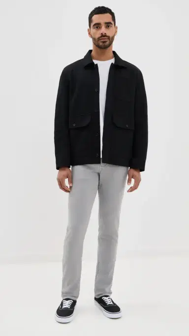 Faherty Stretch Terry 5 Pocket Pants Iron 36 | Thumbnail 5 Faherty Stretch Terry 5 Pocket Pants Iron 36 | Thumbnail 5