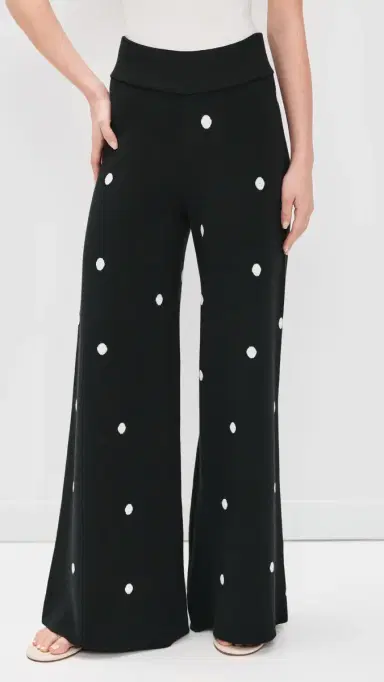 Splendid x Cellajaneblog Polka Dot Sweater Pants Black/White Polka Dot | Thumbnail 2 Splendid x Cellajaneblog Polka Dot Sweater Pants Black/White Polka Dot | Thumbnail 2