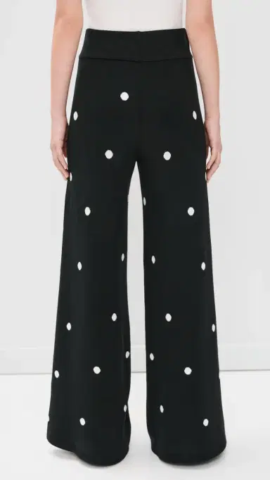 Splendid x Cellajaneblog Polka Dot Sweater Pants Black/White Polka Dot | Thumbnail 3 Splendid x Cellajaneblog Polka Dot Sweater Pants Black/White Polka Dot | Thumbnail 3