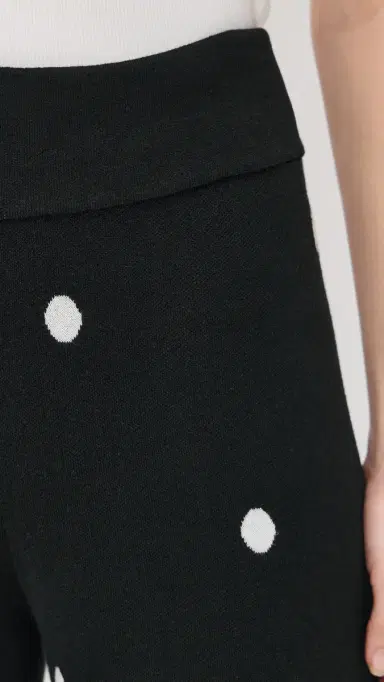 Splendid x Cellajaneblog Polka Dot Sweater Pants Black/White Polka Dot | Thumbnail 6 Splendid x Cellajaneblog Polka Dot Sweater Pants Black/White Polka Dot | Thumbnail 6