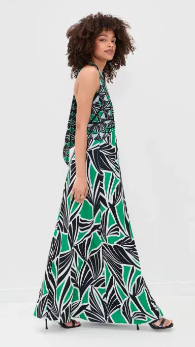 Ramy Brook Rayna Dress Bright Palm Combo | Thumbnail 4 Ramy Brook Rayna Dress Bright Palm Combo | Thumbnail 4