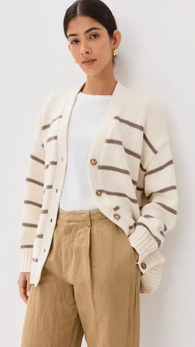 Jenni Kayne Chloe Cardigan /Taupe | Thumbnail 2 Jenni Kayne Chloe Cardigan /Taupe | Thumbnail 2