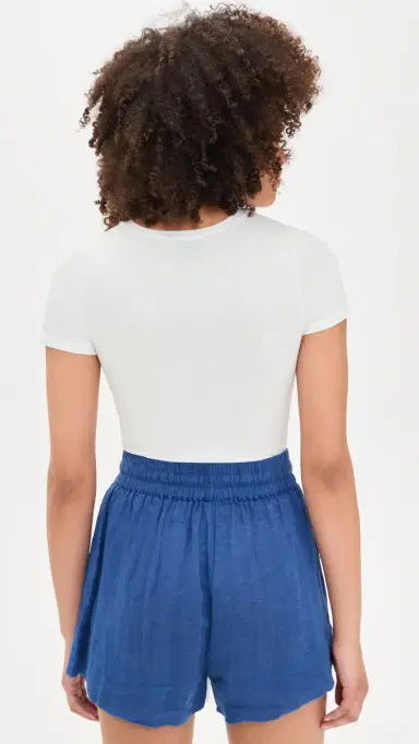 Polo Ralph Lauren Short Sleeve Thong Bodysuit White Cloud | Thumbnail 3 Polo Ralph Lauren Short Sleeve Thong Bodysuit White Cloud | Thumbnail 3