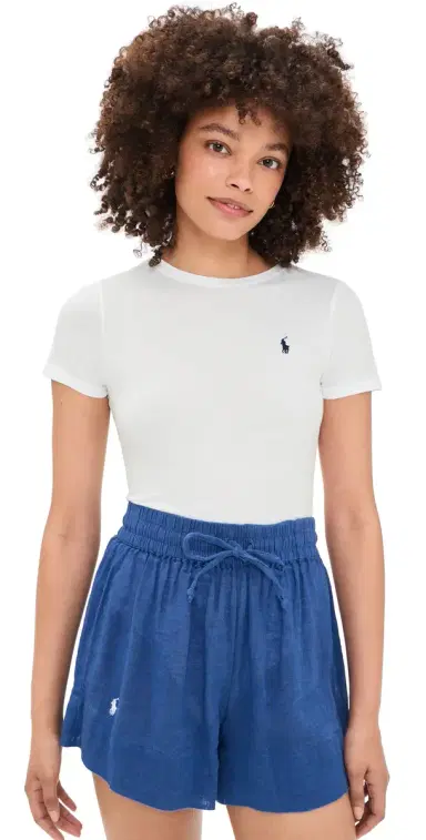 Polo Ralph Lauren Short Sleeve Thong Bodysuit White Cloud | Thumbnail 1 Polo Ralph Lauren Short Sleeve Thong Bodysuit White Cloud | Thumbnail 1