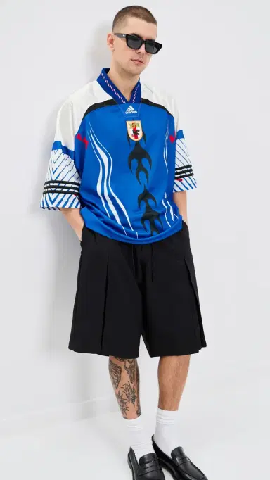 adidas Remix Jersey Powder Blue/White/Red | Thumbnail 2 adidas Remix Jersey Powder Blue/White/Red | Thumbnail 2