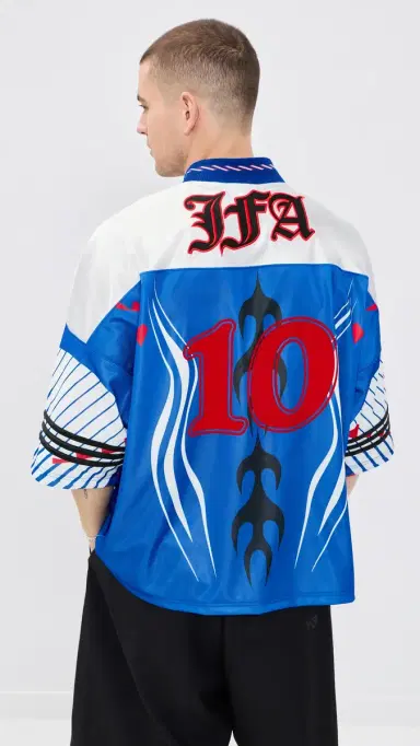 adidas Remix Jersey Powder Blue/White/Red | Thumbnail 4 adidas Remix Jersey Powder Blue/White/Red | Thumbnail 4