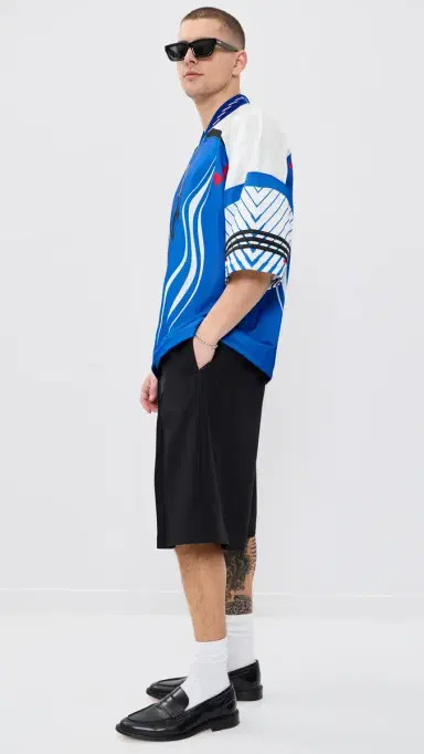 adidas Remix Jersey Powder Blue/White/Red | Thumbnail 5 adidas Remix Jersey Powder Blue/White/Red | Thumbnail 5