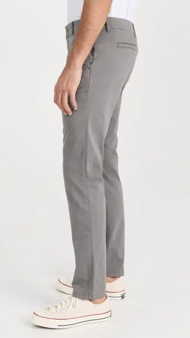 PAIGE Danford Stretch Sateen Chinos Cool Slate | Thumbnail 4 PAIGE Danford Stretch Sateen Chinos Cool Slate | Thumbnail 4